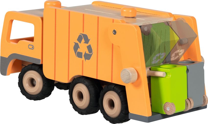 goki Müllwagen Eco, mit 2 Mülltonnen